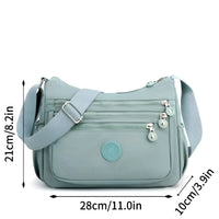 Waterproof and Spacious Women's Shoulder Bag - Maya-Black-State of Style
