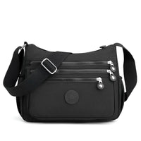 Waterproof and Spacious Women's Shoulder Bag - Maya-Black-State of Style