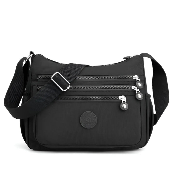 Waterproof and Spacious Women's Shoulder Bag - Maya-Black-State of Style