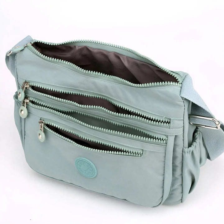 Waterproof and Spacious Women's Shoulder Bag - Maya-Black-State of Style