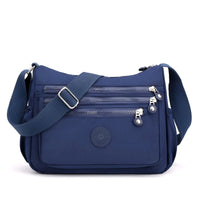 Waterproof and Spacious Women's Shoulder Bag - Maya-Deep Blue-State of Style