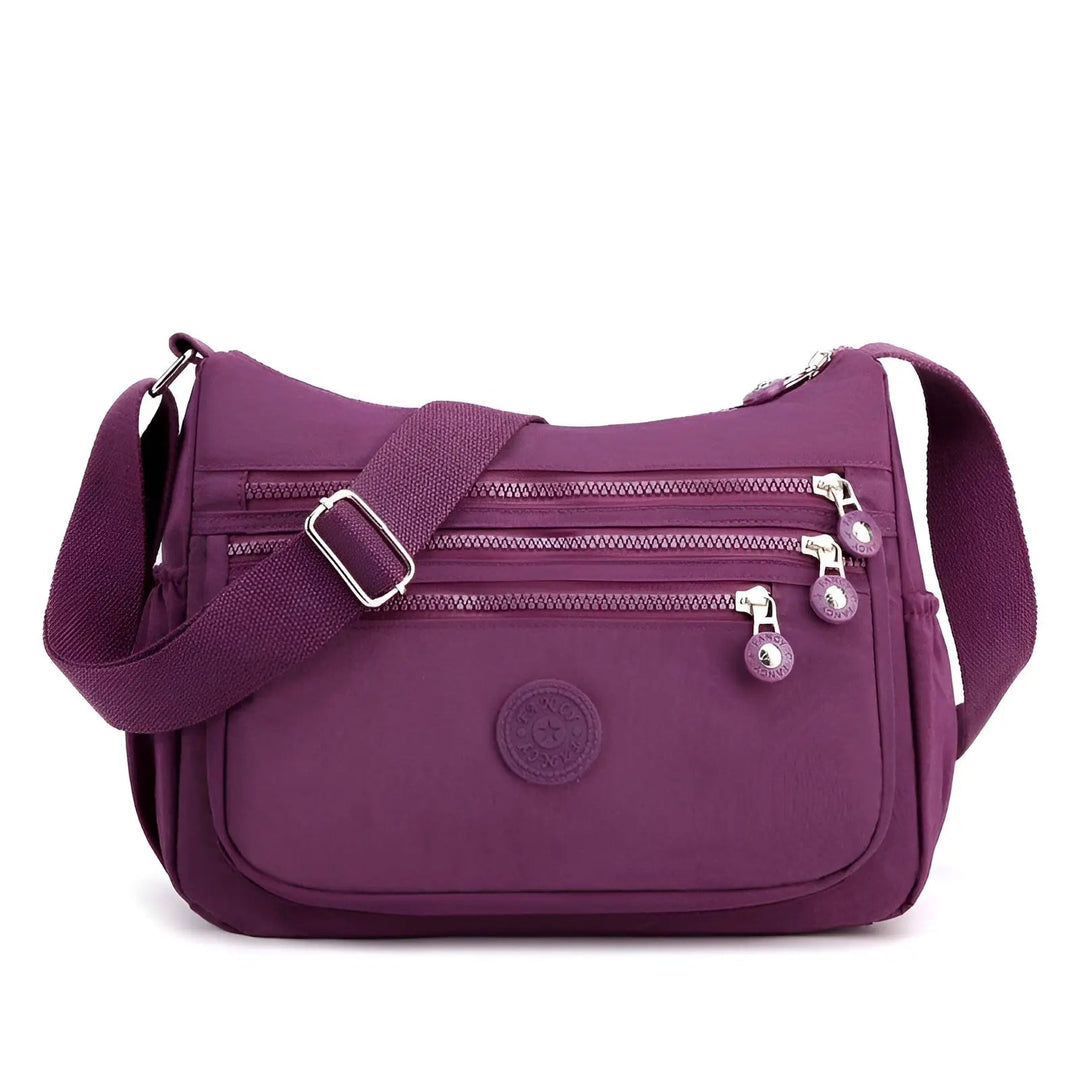 Waterproof and Spacious Women's Shoulder Bag - Maya-Purple-State of Style