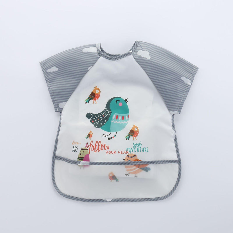 Waterproof Baby Bib with Sleeves-E-0-3 years old-State of Style