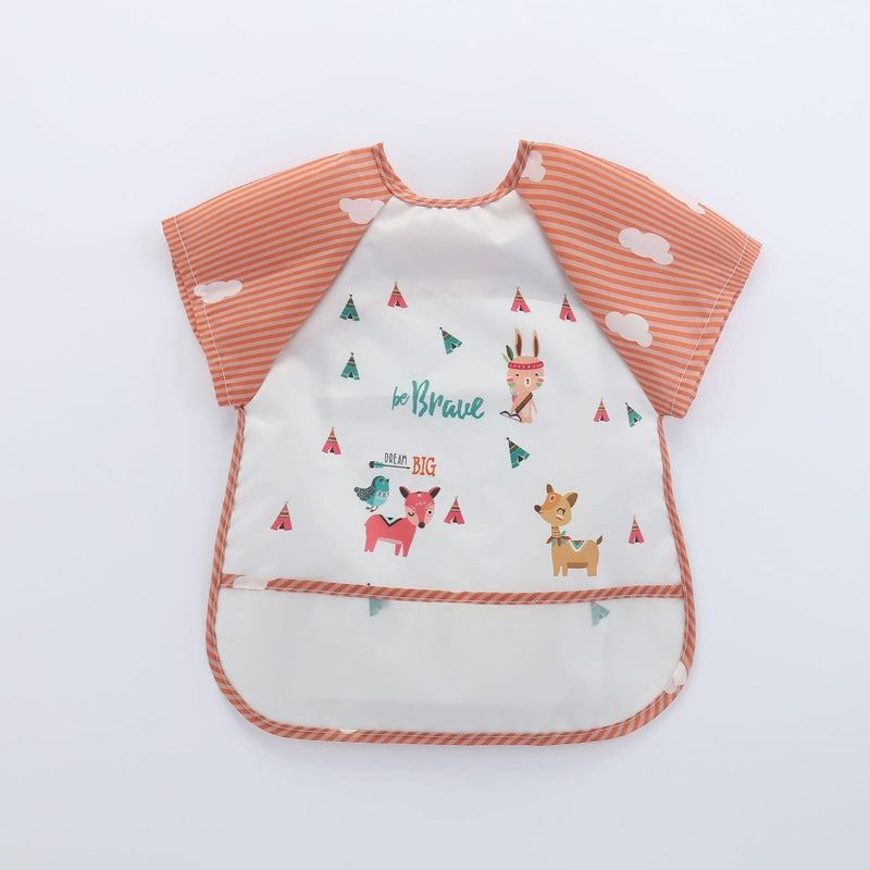 Waterproof Baby Bib with Sleeves-N-0-3 years old-State of Style