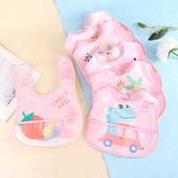 Waterproof Baby Bibs – Adjustable 5 Pieces-Blue - random 5 pieces-State of Style