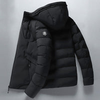 Waterproof Comfortable Men's Winter Jacket - Finn-Black-M-State of Style