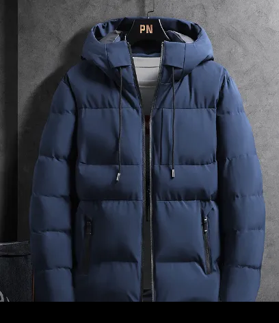 Waterproof Comfortable Men's Winter Jacket - Finn-Blue-M-State of Style