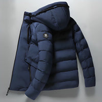 Waterproof Comfortable Men's Winter Parka - Arwin-Blue-M-State of Style