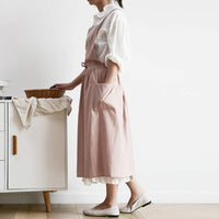 Waterproof Cotton Apron with Handy Pockets - ChefMate-Pink-State of Style