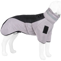 Waterproof Dog Coat - WeatherPaws-Grey-Orange-XL-State of Style