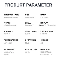 Waterproof Fitness Tracker - FitStyle-Gold-State of Style