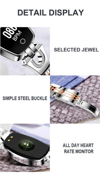 Waterproof Fitness Tracker - FitStyle-Gold-State of Style