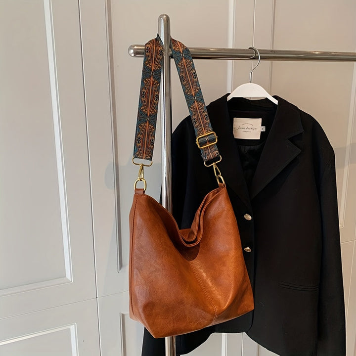 Waterproof Leather Handbag - Mia-Dark Brown-State of Style