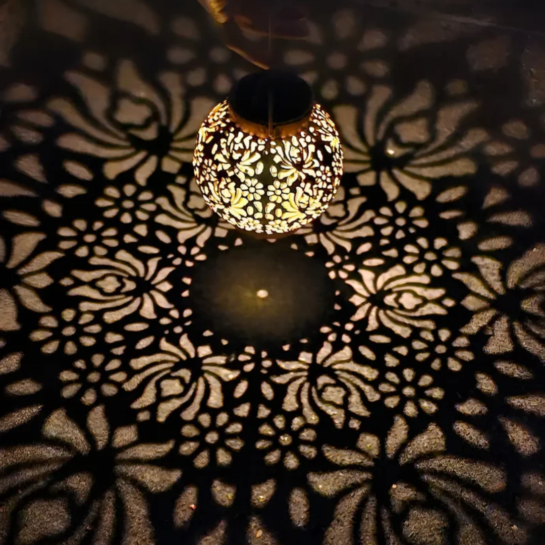 Waterproof LED Solar Garden Hanging Lamp - RadiantGlow-State of Style