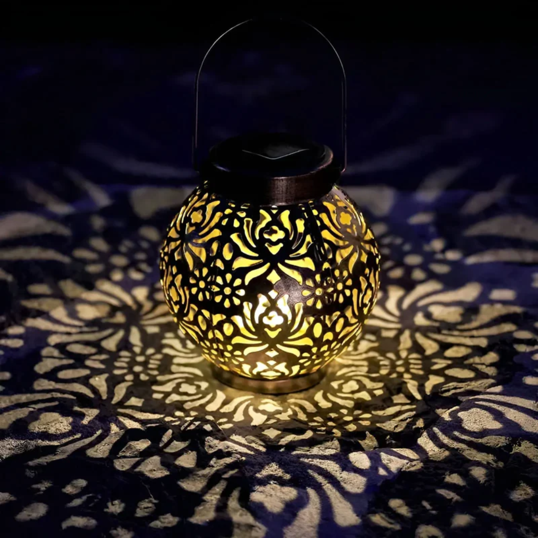 Waterproof LED Solar Garden Hanging Lamp - RadiantGlow-State of Style