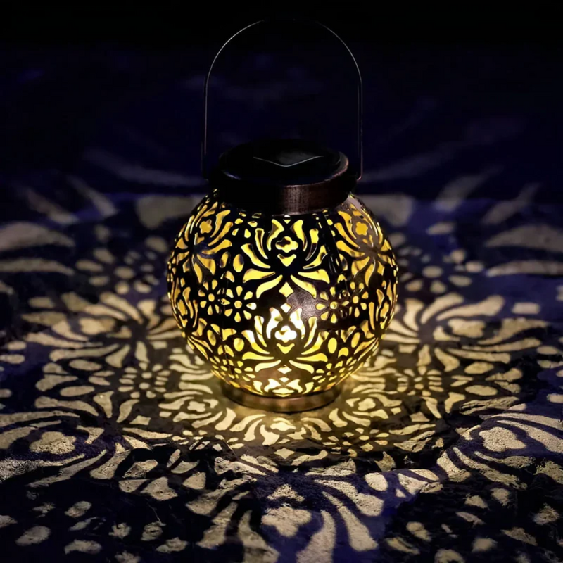 Waterproof LED Solar Garden Hanging Lamp - RadiantGlow-State of Style