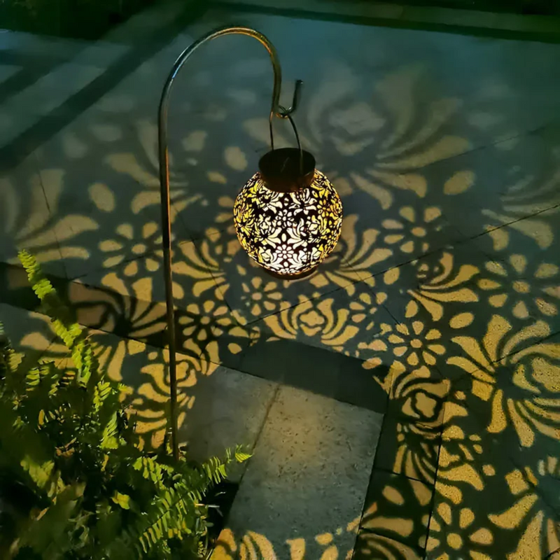 Waterproof LED Solar Garden Hanging Lamp - RadiantGlow-State of Style