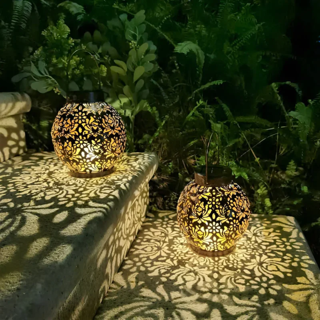 Waterproof LED Solar Garden Hanging Lamp - RadiantGlow-State of Style