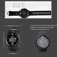Waterproof Men's Digital Sports Watch - Henry-Black-State of Style