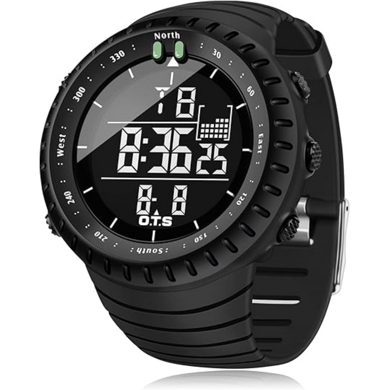 Waterproof Men's Digital Sports Watch - Henry-Black-State of Style