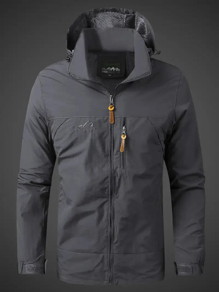 Waterproof Men's Varsity Jacket - StormGuard-Army Green-M-State of Style