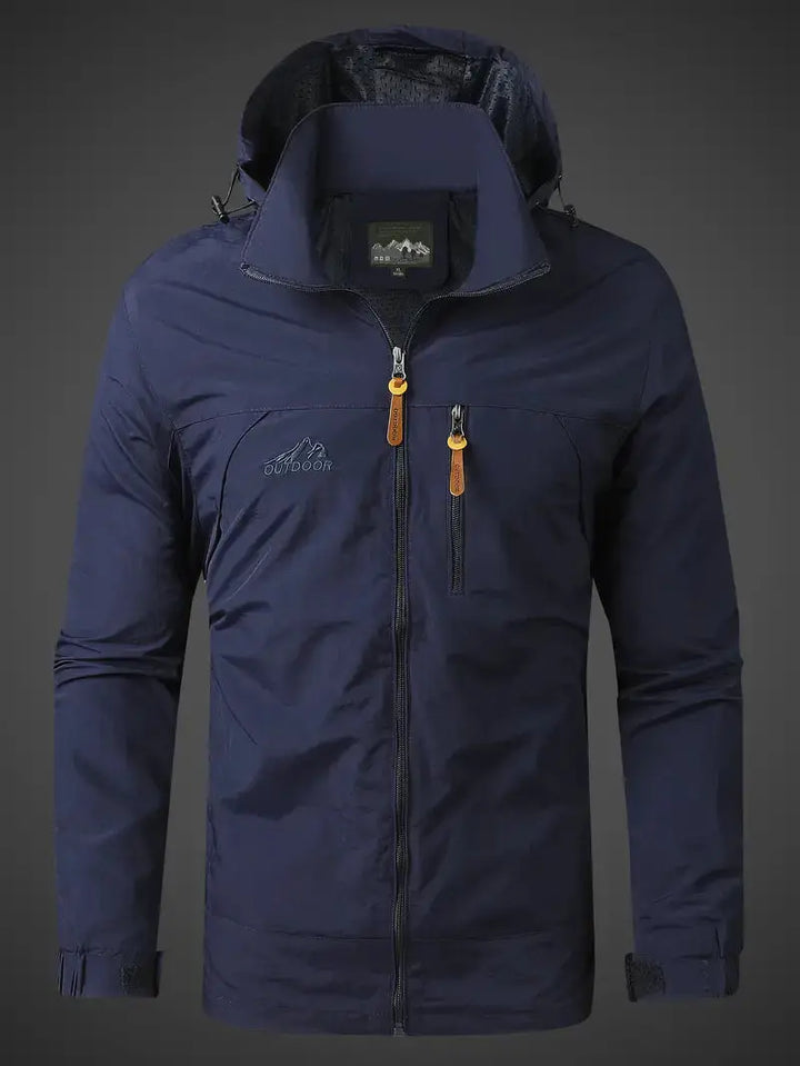 Waterproof Men's Varsity Jacket - StormGuard-Army Green-M-State of Style