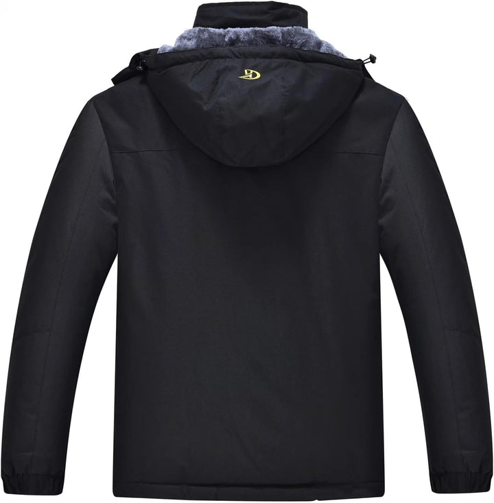 Waterproof Men's Winter Jacket - Max-Black-S-State of Style