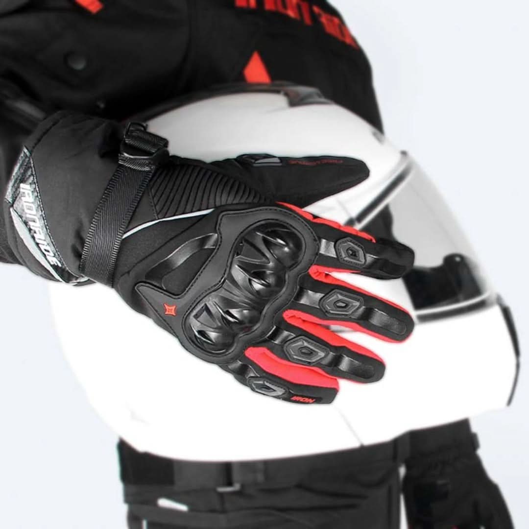 Waterproof Motorcycle Gloves for Winter - ShieldRide-Black-M-State of Style