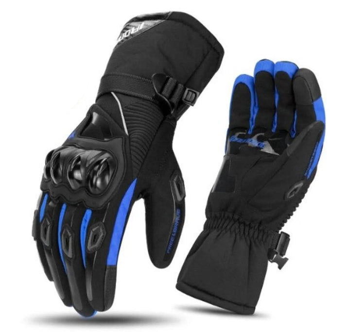 Waterproof Motorcycle Gloves for Winter - ShieldRide-Blue-M-State of Style