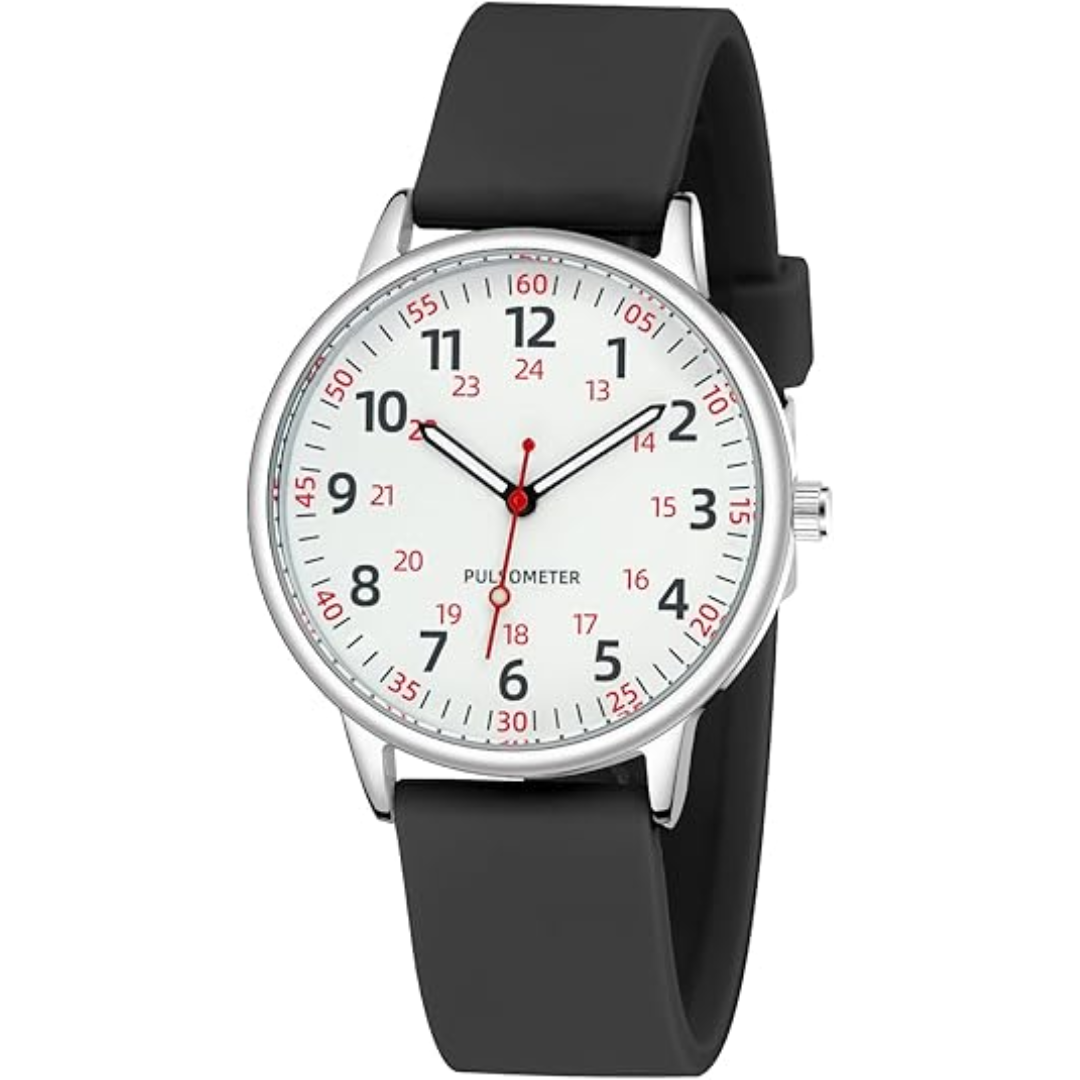 Waterproof Nurse Watch - Femke-Black-State of Style