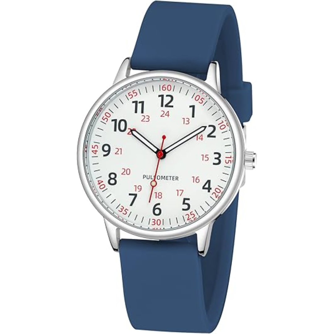 Waterproof Nurse Watch - Femke-Blue-State of Style