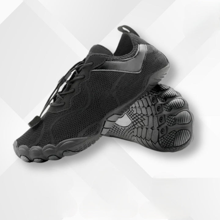 Waterproof orthopedic barefoot shoes – Nayla-Black-3-State of Style