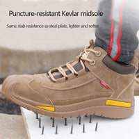 Waterproof Safety Shoes with Style and Comfort - Vigaro-Brown-7-State of Style
