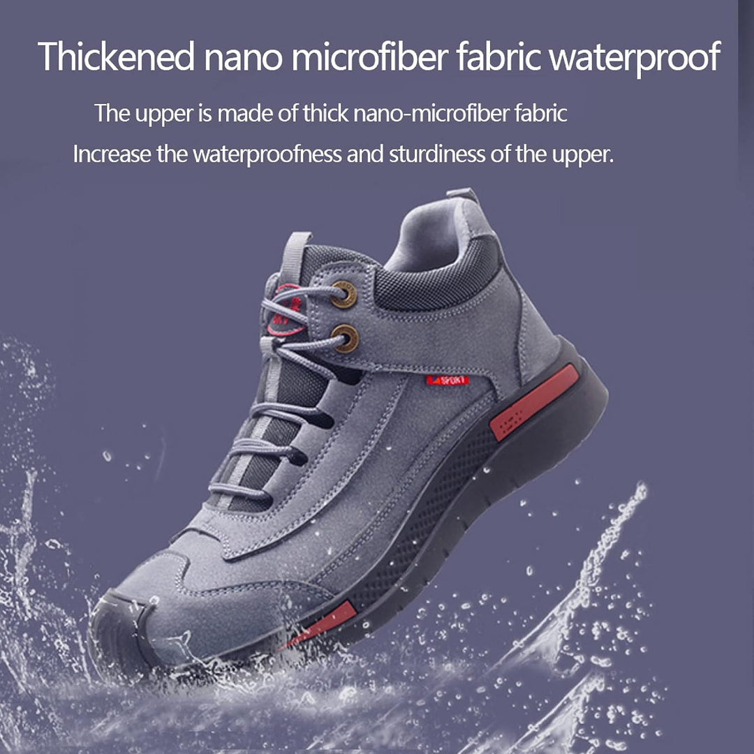 Waterproof Safety Shoes with Style and Comfort - Vigaro-Brown-7-State of Style