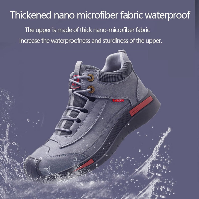 Waterproof Safety Shoes with Style and Comfort - Vigaro-Brown-7-State of Style