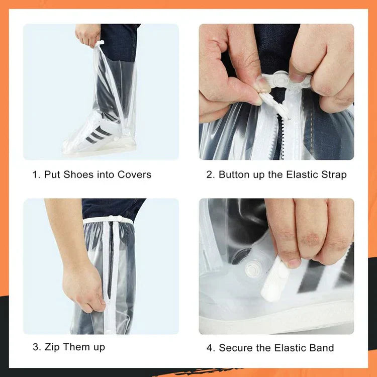 Waterproof Shoe Covers - RainShield-Black-S (36-37cm)-State of Style