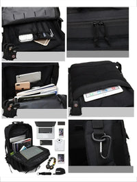 Waterproof Tactical Backpack - AdventurePack-Black-State of Style