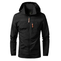 Waterproof & Windproof Men's Jacket – Arvid-Black-S-State of Style