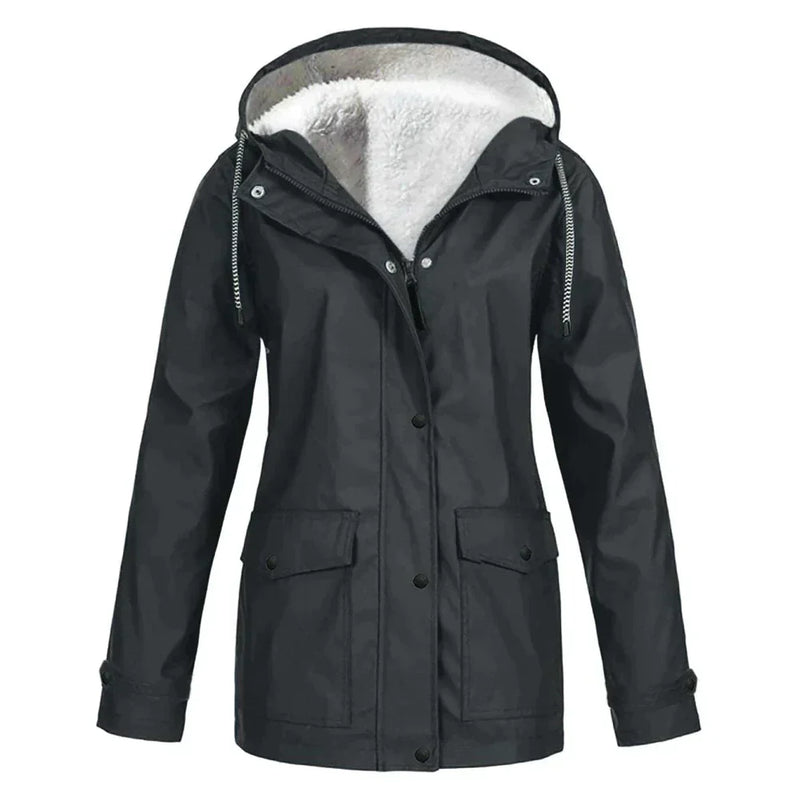 Waterproof Women's Raincoat - Skye-Black-S-State of Style