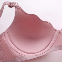 Wavy Seamless Plus Size Bra-Black-12A-State of Style