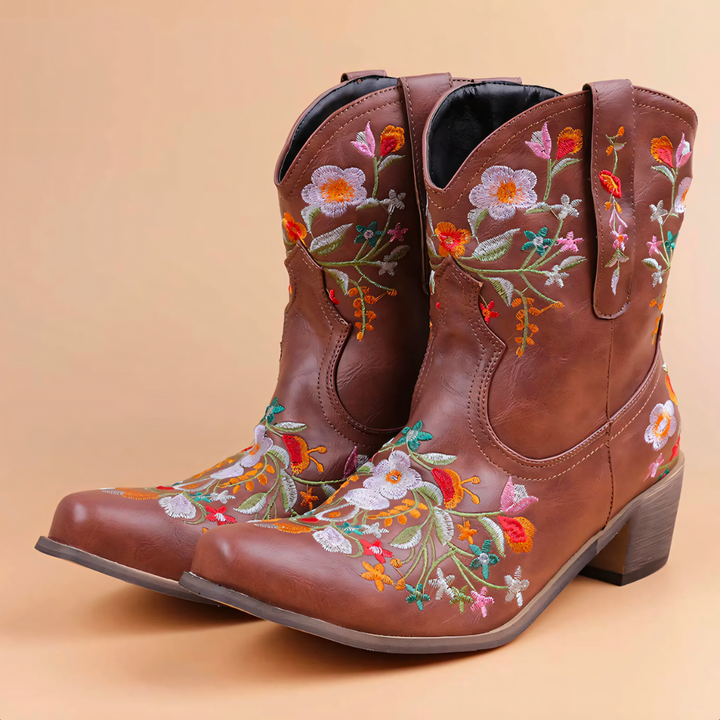 Weatherproof Vintage Cowgirl Boots - Sierra-5-Red-State of Style