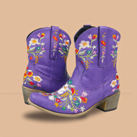 Weatherproof Vintage Cowgirl Boots - Sierra-5-Red-State of Style