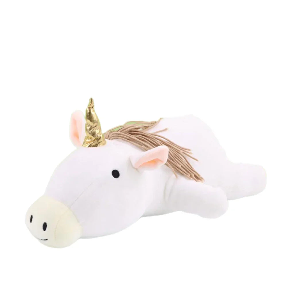 Weighted Dinosaur Plush - CuddleSaurus-White Unicorn-40cm (0.5kg)-State of Style