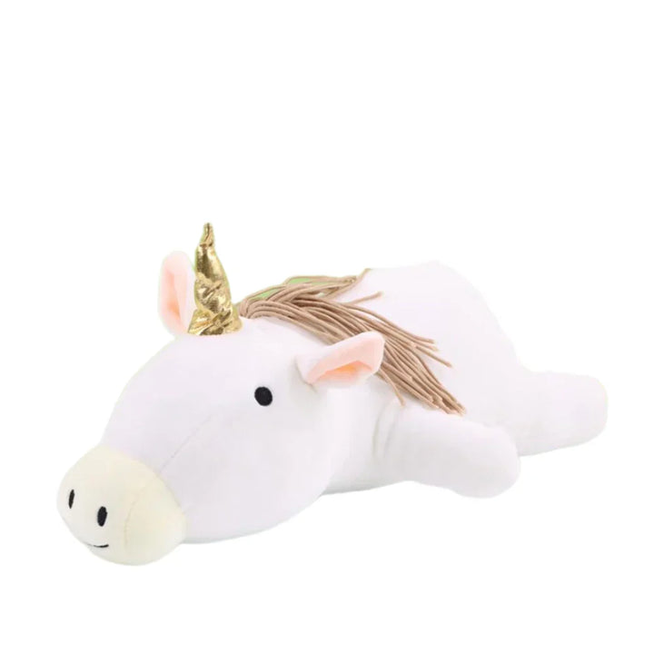 Weighted Dinosaur Plush - CuddleSaurus-White Unicorn-40cm (0.5kg)-State of Style