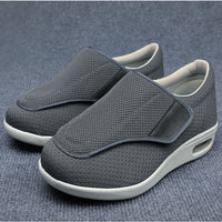 Wide Diabetic Shoes - ComfortEase-Dark Grey-3.0-State of Style
