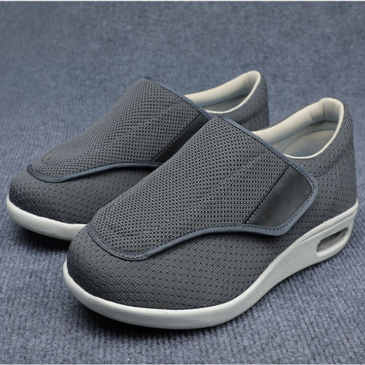 Wide Diabetic Shoes - ComfortEase-Dark Grey-3.0-State of Style