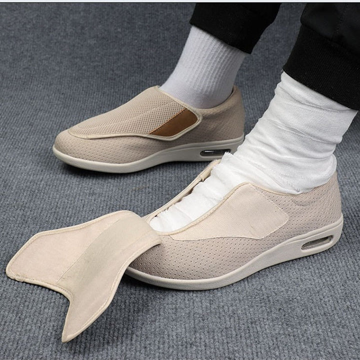 Wide Diabetic Shoes - ComfortEase-Grey-3.0-State of Style