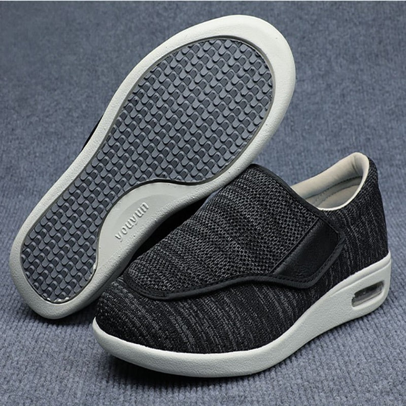Wide Diabetic Shoes - ComfortEase-Grey-3.0-State of Style