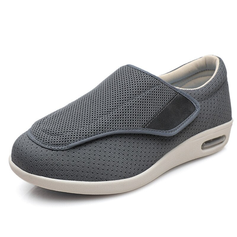 Wide Diabetic Shoes - ComfortEase-Grey-3.0-State of Style