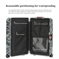 Wide Grip Hard Shell Suitcase - Zagreb-Gray-S (47 L)-State of Style